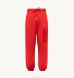 homens calças de logotipo icônico vermelho Autry 86XF127 - Image 5
