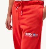 homens calças de logotipo icônico vermelho Autry 86XF128 - Image 4