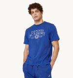 homens camiseta decote careca azul Autry 86XF92