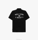 homens camiseta decote careca com estampa liberty preta Autry 86XF115 - Image 5