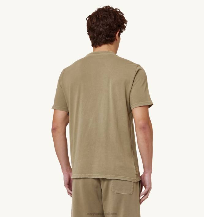 homens camiseta decote careca supervintage verde Autry 86XF108 - Image 2