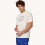 homens camiseta decote careca tênis branco Autry 86XF106
