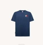 homens camiseta icônica decote careca azul Autry 86XF109 - Image 5