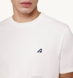 homens icônica camiseta decote careca branca Autry 86XF97 - Image 3