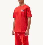 homens icônica camiseta decote careca vermelha Autry 86XF118 - Image 2