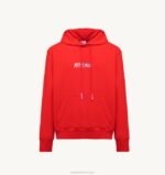 homens icônico logo moletom com capuz vermelho Autry 86XF112 - Image 5