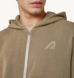 homens moletom com capuz verde supervintage Autry 86XF107 - Image 3