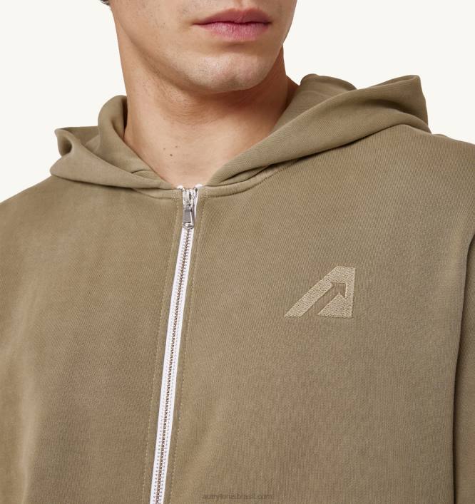 homens moletom com capuz verde supervintage Autry 86XF107 - Image 3