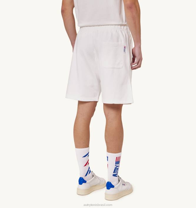 homens shorts com logotipo icônico branco Autry 86XF126 - Image 3