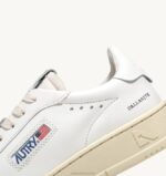 homens tênis baixo dallas em couro branco Autry 86XF69 - Image 6