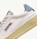 homens tênis baixo dallas em couro e couro nobuck azul Autry 86XF78 - Image 6
