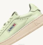 homens tênis baixo dallas em verde pele de cabra macio Autry 86XF74 - Image 6