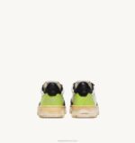 homens tênis baixo super vintage em couro branco preto e verde Autry 86XF31 - Image 3