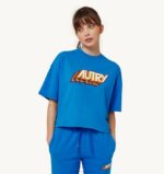 mulheres camiseta com logo aeróbico bluette Autry 86XF292