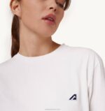 mulheres icônica camiseta decote careca branca Autry 86XF273 - Image 3
