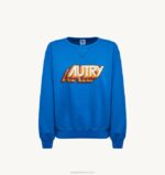 mulheres moletom gola redonda com logo aeróbico bluette Autry 86XF277 - Image 4